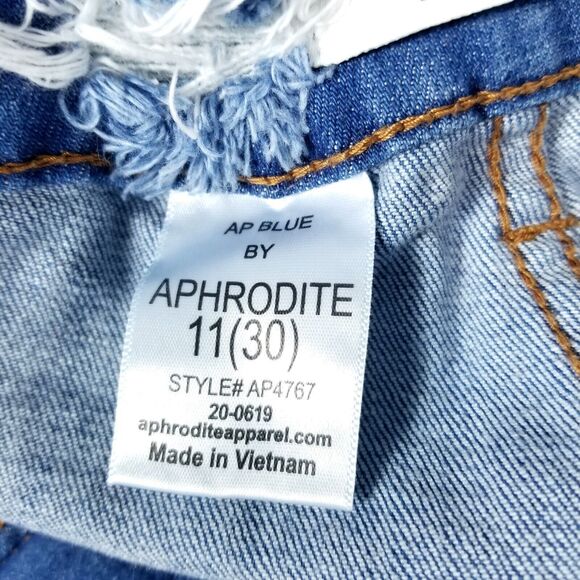 Ap Blue Jeans Women's 11 (30) Blue Distressed - Picture 10 of 12